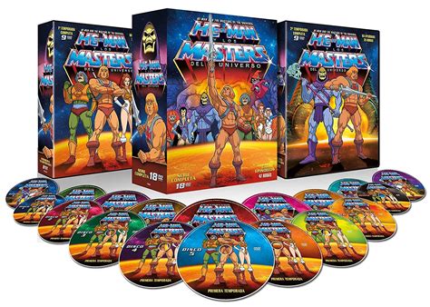 He Man Y Los Masters Del Universo 18 Dvds Temporada 1 Y 2 Completas Dvd