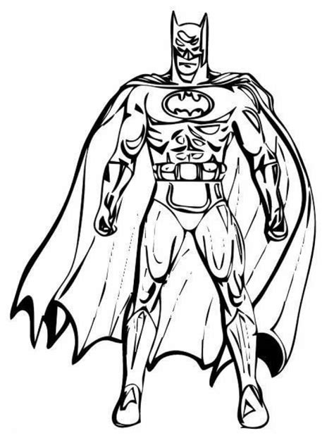 Dibujo Batman Para Colorear Imprimir E Dibujar Dibujos Colorear