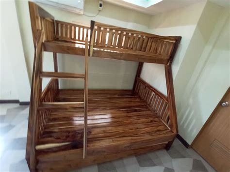 Double Deck Wood Solid Wood Double Deck House Of Furniture Lazada Ph