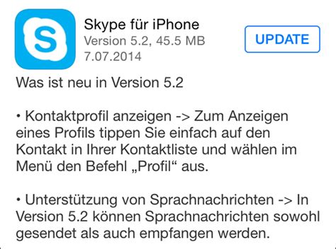 Skype Update Bringt Sprachnachrichten Auf Dem Iphone Zurück