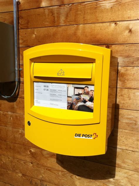 A Swiss Post Box From Kandersteg Post Box Letter Box Post