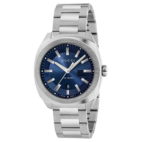 Gucci Gg2570 Dark Blue Dial Stainless Steel Watch Ya142303 For Sale At