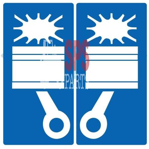 Ford Tractor Power Plus Piston Decal Pair Sps Parts