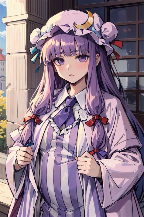 Patchouli Knowledge Touhou Generated By Aliceaiart Using Alicemix