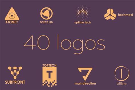 40 Tech Logos Branding And Logo Templates ~ Creative Market