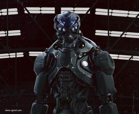 未来战争机器人 服务机器人3D模型欣赏 CG艺术欣赏 CG插画 CG作品欣赏 高清原画鉴赏 绘画艺术 摩尔网