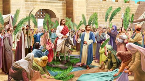 The Lord Jesus Triumphal Entry Into Jerusalem