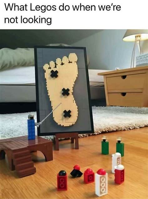 What Legos Do When Were Not Looking Memes Br Funny Memes Funny