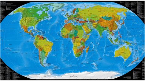 Countries World Map Wallpaper Hd 1920x1080 Download Pdf Mural Wall