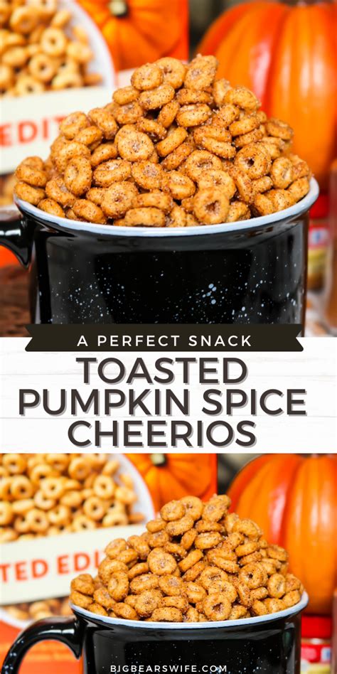 Toasted Pumpkin Spice Cheerios Big Bears Wife