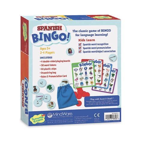 Spanish Bingo Board Game Beckers School Supplies