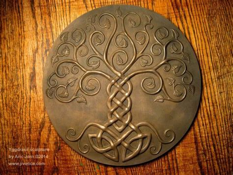 Yggdrasil Norse Viking Tree Of Life Sculpted By Aric Jorn