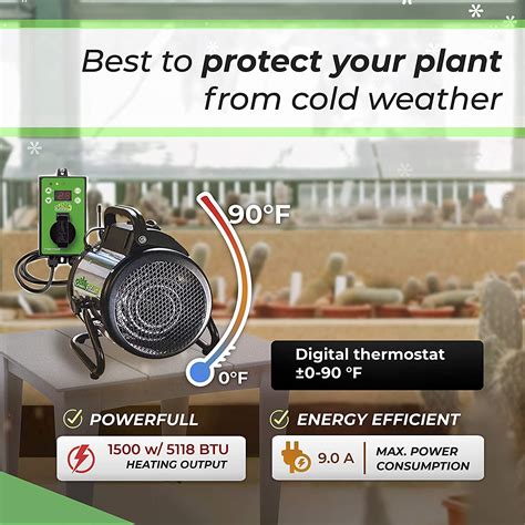 Review Bio Green Pal 20usdt Palma Greenhouse Heater Incl Digital