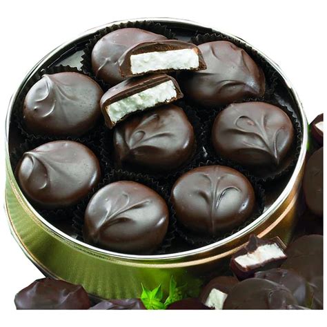 Figis Sugarfree Dark Chocolate Peppermint Patties 12 Lb 425363