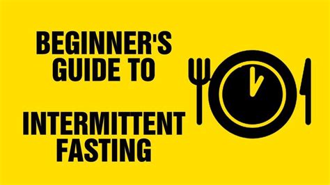 The Beginners Guide To Intermittent Fasting 5 Min Quick Start Guide