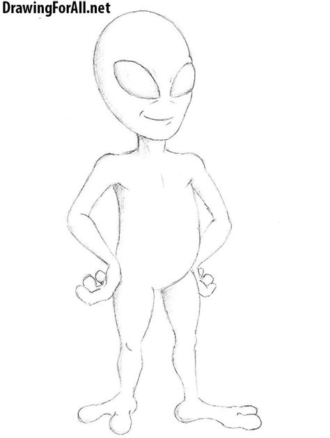How To Draw An Alien For Beginners
