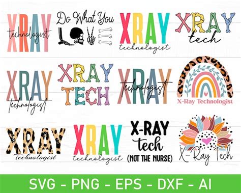 X Ray Tech Svg Bundle X Ray Technologist Svg X Ray Etsy Canada