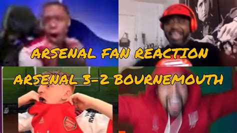 Arsenal Fan Reaction To Reiss Nelsons Winner Vs Bournemouth Arsenal