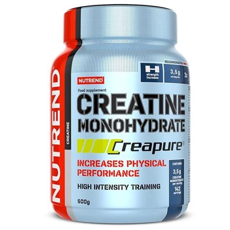 Nutrend Creatine Monohydrate Creapure 500g Recenze A Zkušenosti