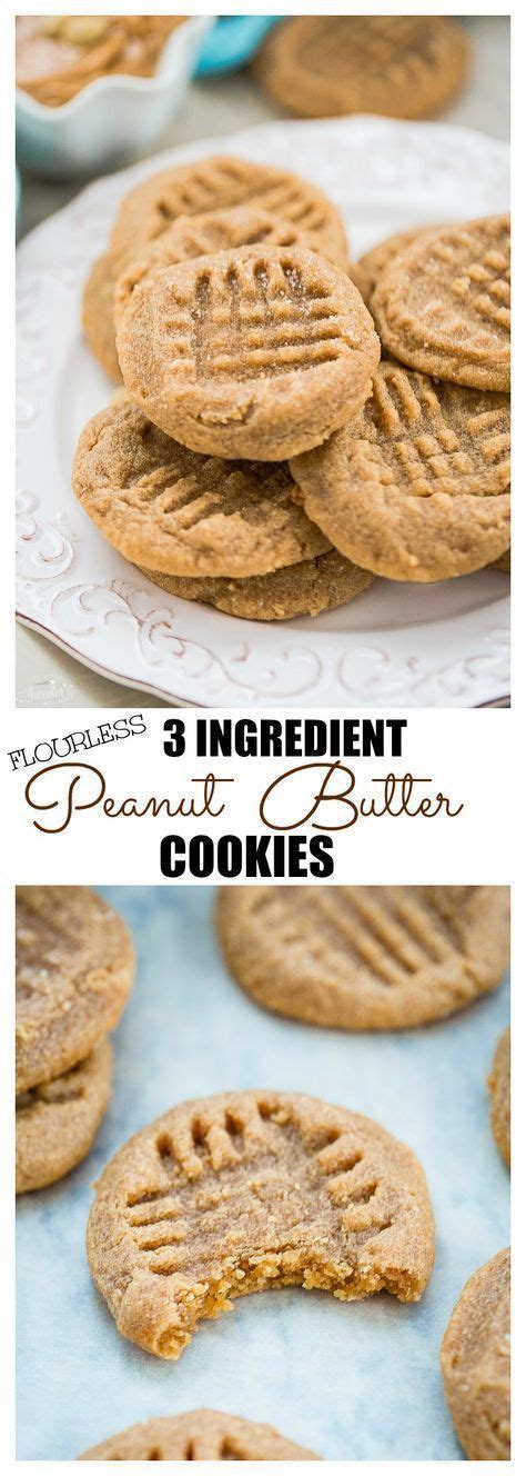How can just 3 ingredients make a such delicious cookie? 3 Ingredient Peanut Butter Cookies No Egg / Peanut Butter Cookies (no eggs) - Busy Mom Recipes ...