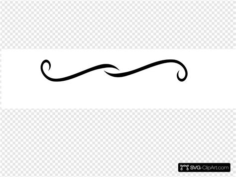 Clipart Divider Lines Svg File Black Swirl Simple Clip Free Clip Art