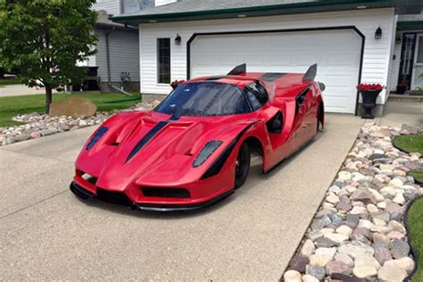 Garage Built Jet Powered Ferrari Enzo Is A Furious Fire Spewing Insane