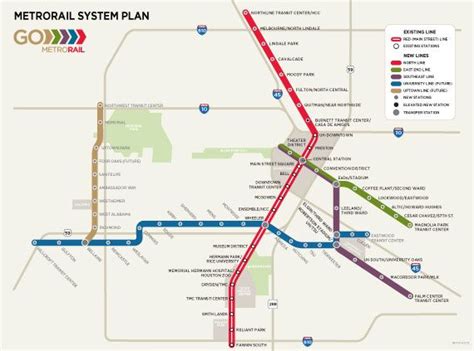 Houston Metro Rail Expansion Map Time Zones Map