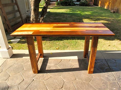 Arbor Exchange Reclaimed Wood Furniture Patchwork Kitchen Work Table