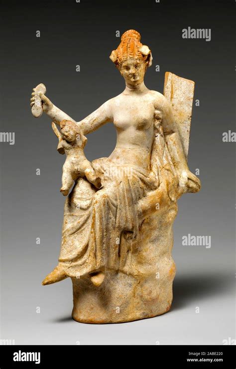 6516 Greek Terracotta Statuette Of Aphrodite Greek Goddess Associated
