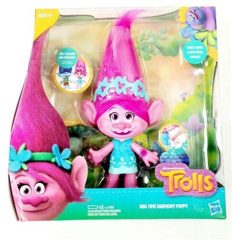 Trolls Dreamworks Poppy Hug Time Harmony Figure New 2102230189