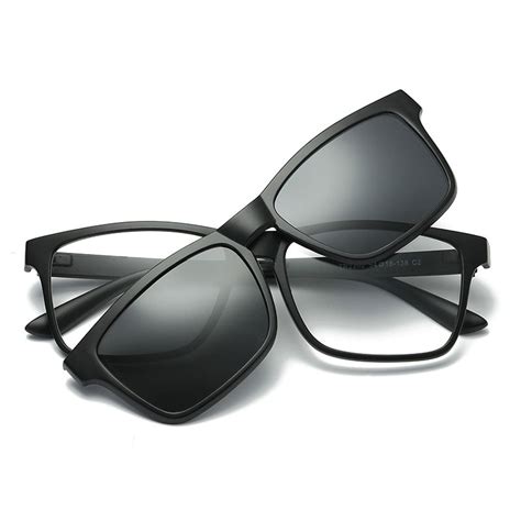 2 lenses magnetic sunglasses clip on lenses sunglasses clip glasses men s polarized clip custom
