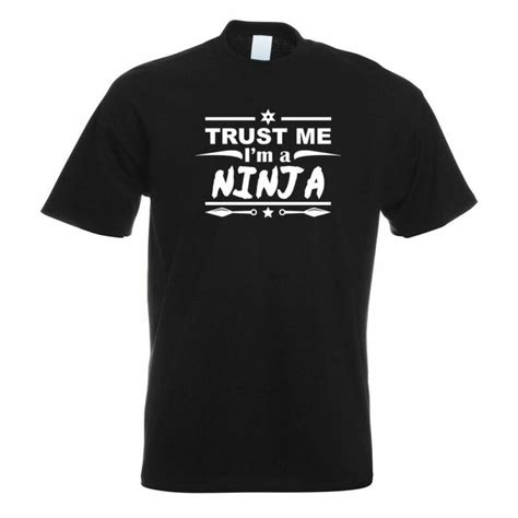 Trust Me Im A Ninja Shinobi T Shirt Womens T Shirt Leisure Short