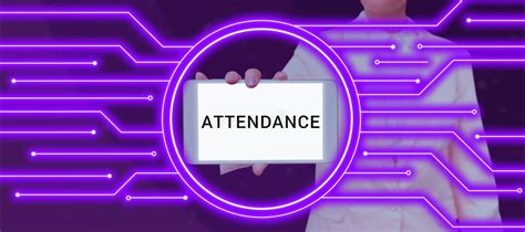 Conceptual Display Attendance Word For Going Regularly Being Present