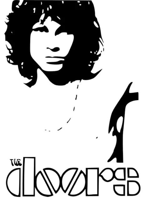 Jim Morrison The Doors Iron On Transfer For T Shirt And Light Color