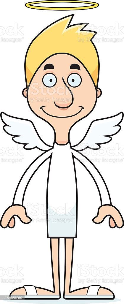 Cartoon Smiling Angel Man Stock Illustration Download Image Now