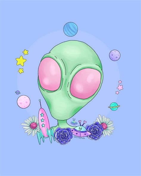 Alien Cuties Stickers Or Magnets Series 3 By Shopoctopug On Etsy Alien