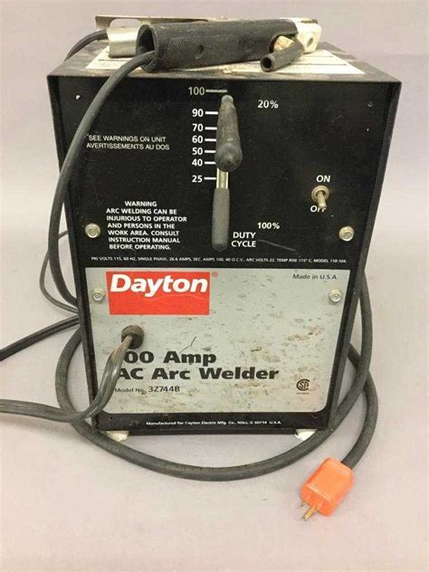 Dayton 100 Amp Ac Arc Welder