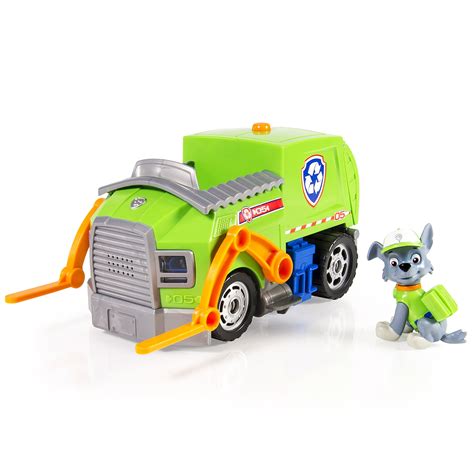 Paw Patrol Big Truck Pups Rocky Transforming Rescue Truck Vehicle And
