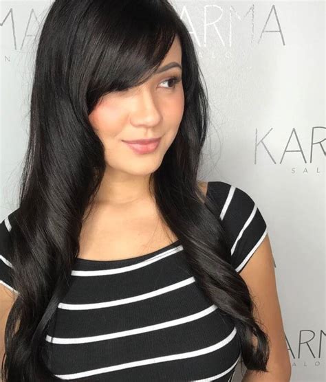 Side Bangs With Long Hair 40 Examples For A New Haircut