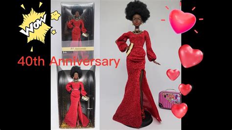 Jk Barbie Doll Collection ~ Unbox 40th Anniversary First Black Barbie Doll Youtube