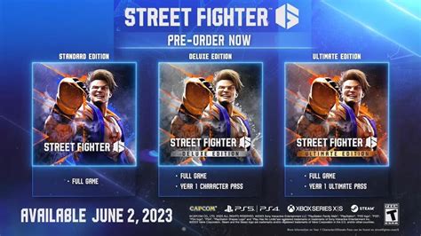 All Street Fighter 6 Editions Explained Deluxe Ultimate Pre Order