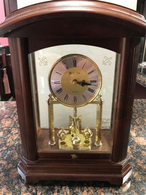 Bulova B1848 Nordale Clock Walnut Finish For Sale Online Ebay