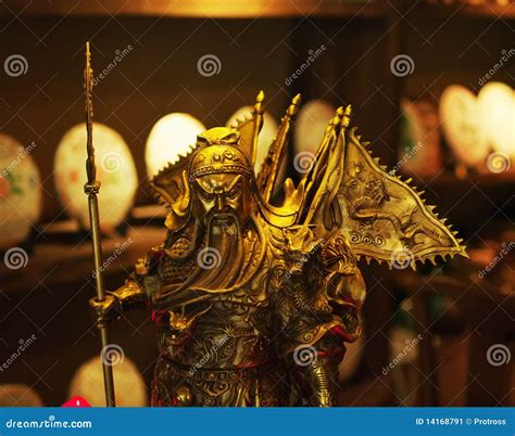 Kuan Kung Stock Image Image Of Deities Metal Asia 14168791