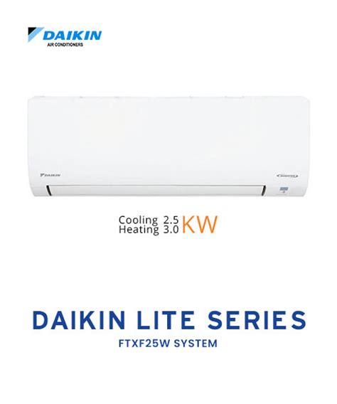 Daikin Lite Series Ftxf W Asset Aircon Elec