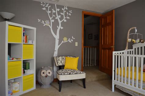 Grey And Yellow Nursery Project Nursery Yellow Baby Room Yellow