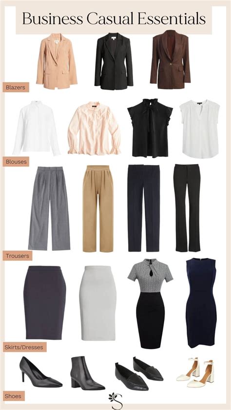 6 Work Wardrobe Essentials For Endless Business Casual Outfits Swift