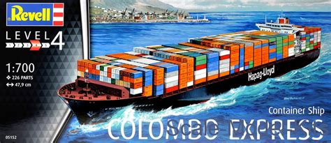 Revell Container Ship Colombo Express Plastic Scale Model Kit In