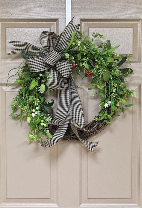 50 Simple Spring Wreaths For Front Door Decor Ideas Etsy Wreaths