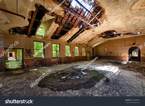 Abandoned Building From The Manteno State Mental Hospital In Manteno