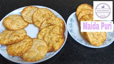 How To Make Crispy Maida Puri At Home । मैदा पुरी रेसिपी। Youtube